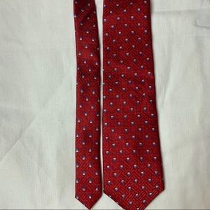Bardelli Roma silk red and blue tie